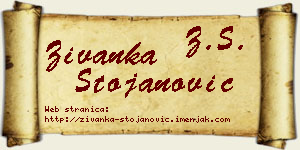 Živanka Stojanović vizit kartica